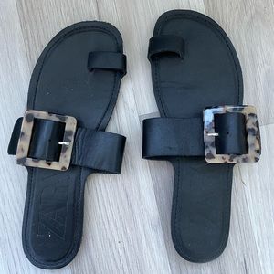 Zara buckle sandals